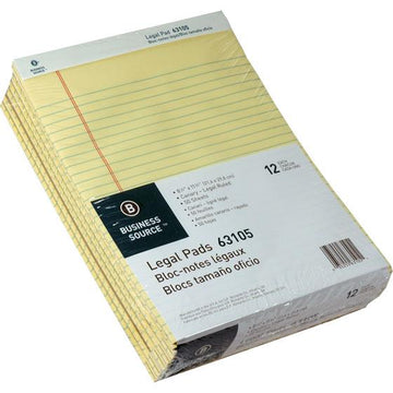 Stationary Legal Yellow Pad-8.5x11