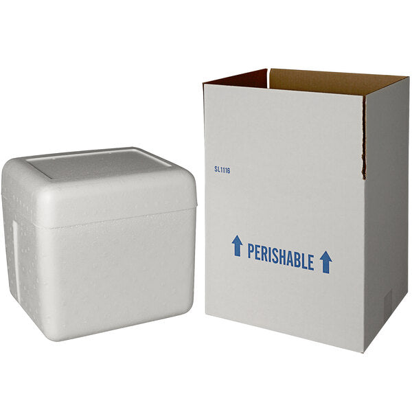 Insulated Boxes #10-Lb Small Lobster Box/Lid (#175) Interior 16.5" x 12.5" x 6.75"