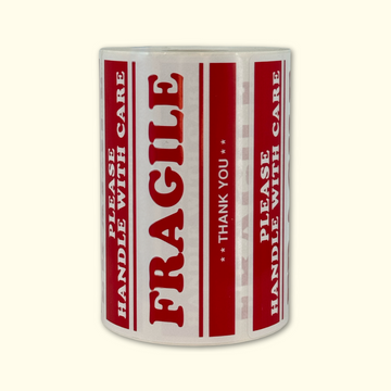 Fragile Labels International (3" x 4" Self Adhesive) - 50 Labels