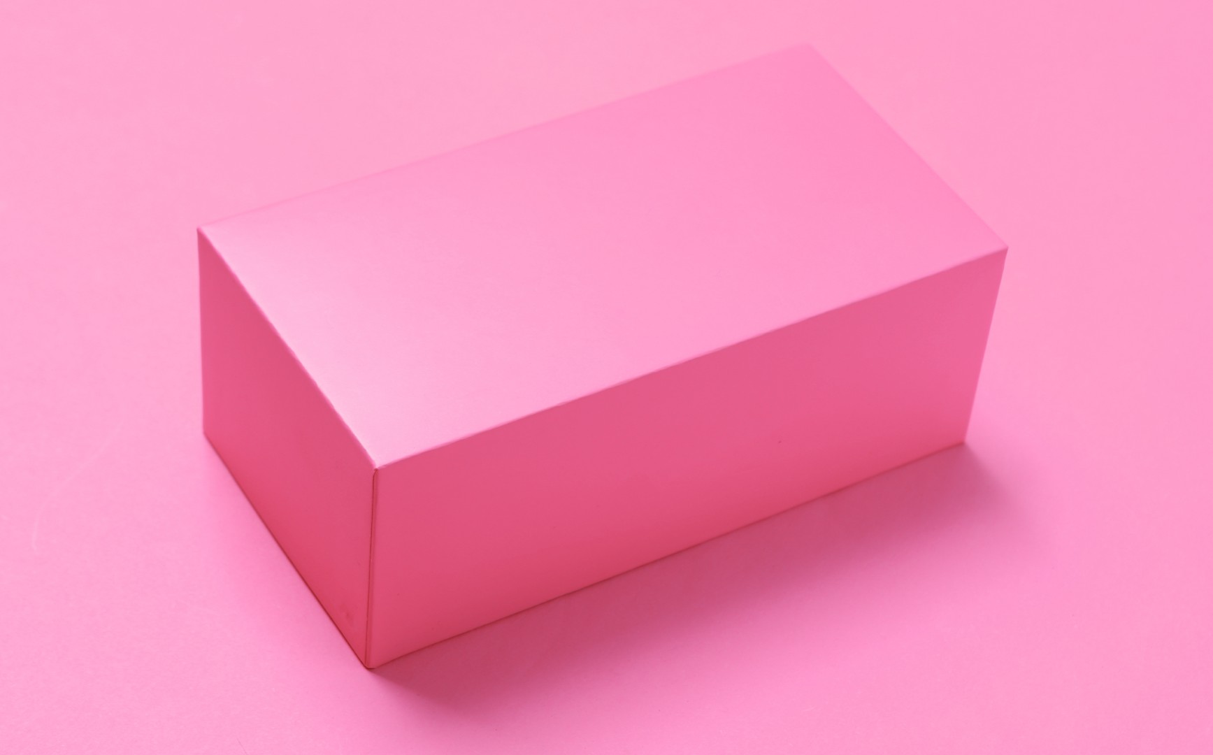 Custom pink packaging box