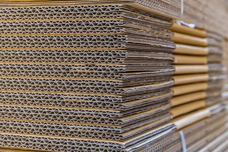 Double wall corrugated cardboard boxes.
